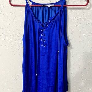 Jennifer Lopez Lace-Up Women's Top